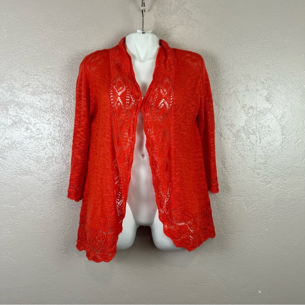 5/$30 Cato women 3/4 sleeve open sweater cardigan size‎ large - Picture 11 of 16